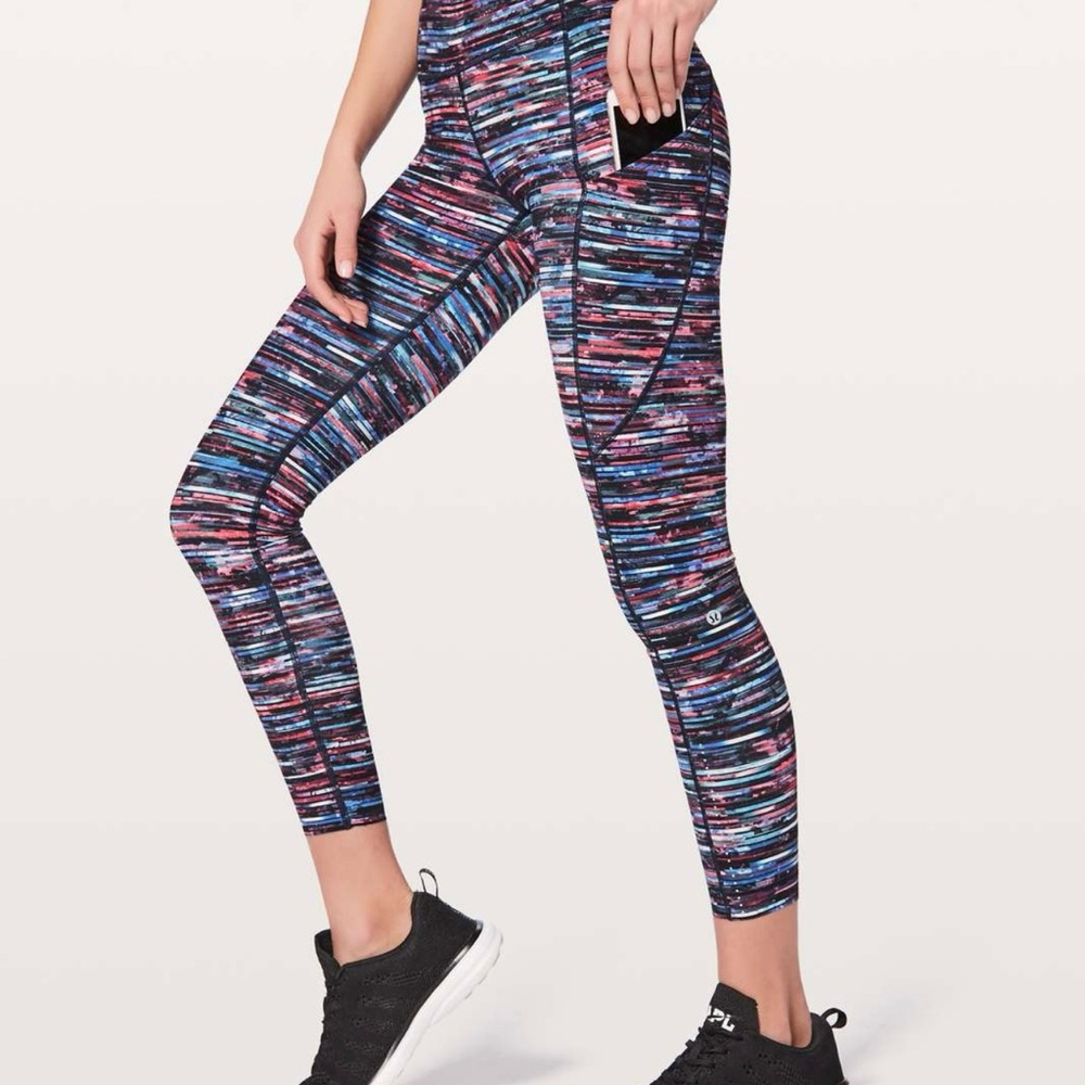 lululemon athletica Multicolor Patterned Leggings